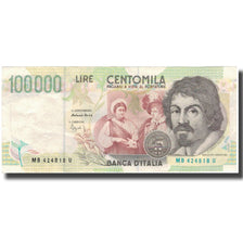 Banknote, Italy, 100,000 Lire, KM:117a, EF(40-45)