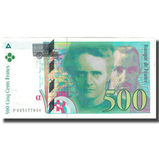 Frankreich, 500 Francs, Pierre et Marie Curie, 1995, VZ, Fayette:76.2, KM:160a
