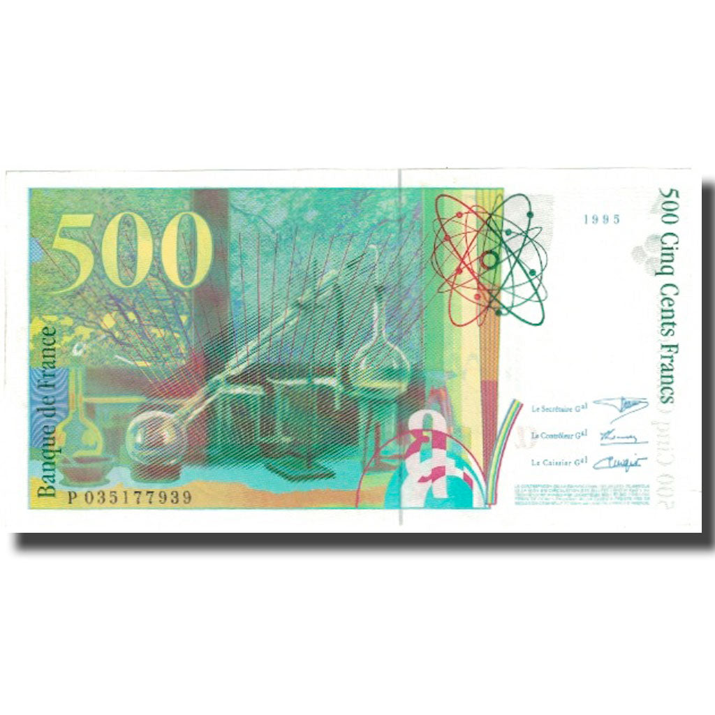 Francia, 500 Francs, Pierre et Marie Curie, 1995, SC, Fayette:76.2, KM:160a