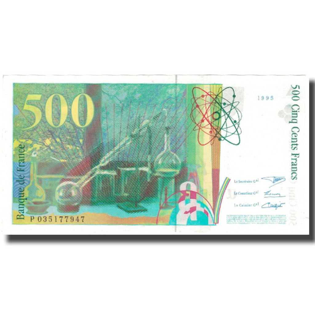 Frankrijk, 500 Francs, Pierre et Marie Curie, 1995, SUP, Fayette:76.2, KM:160a