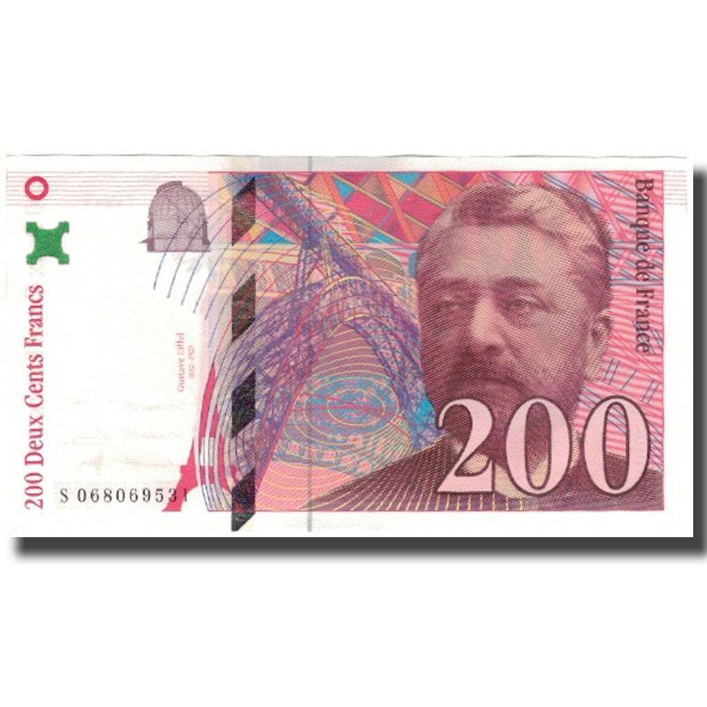 Francia, 200 Francs, Eiffel, 1997, SC, Fayette:75.4b, KM:159b