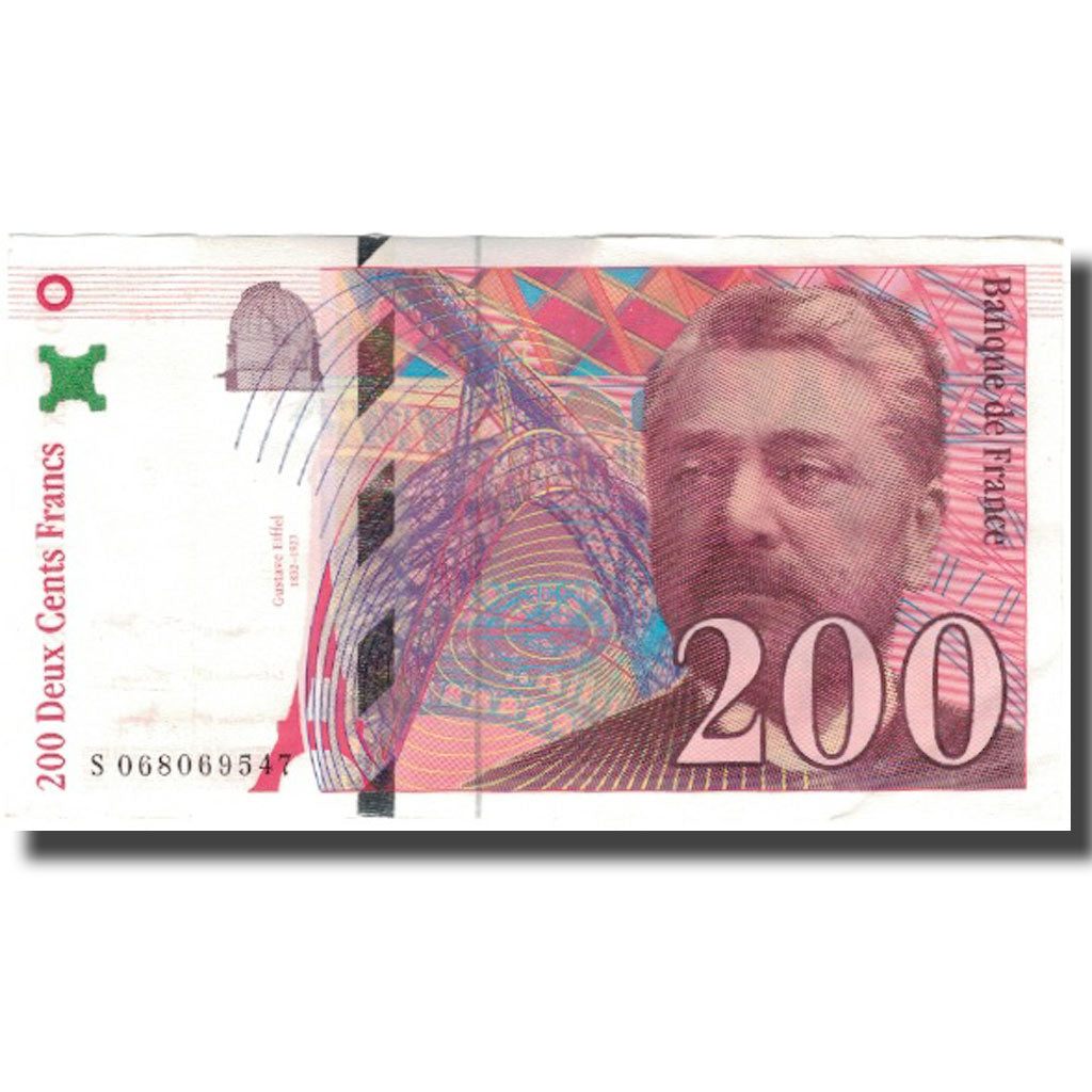 France, 200 Francs, Eiffel, 1997, UNC(60-62), Fayette:75.4b, KM:159b