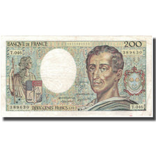 France, 200 Francs, Montesquieu, 1987, VF(20-25), Fayette:70.7, KM:155b
