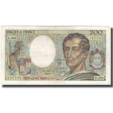 France, 200 Francs, Montesquieu, 1982, VF(20-25), Fayette:70.2, KM:155a