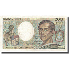 France, 200 Francs, Montesquieu, 1982, VF(20-25), Fayette:70.2, KM:155a