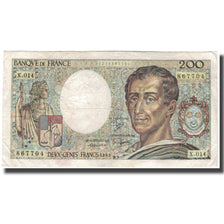 France, 200 Francs, Montesquieu, 1983, TB, Fayette:70.3, KM:155a