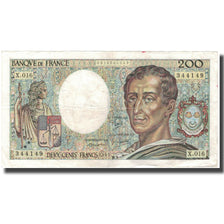 França, 200 Francs, Montesquieu, 1983, VF(20-25), Fayette:70.3, KM:155a