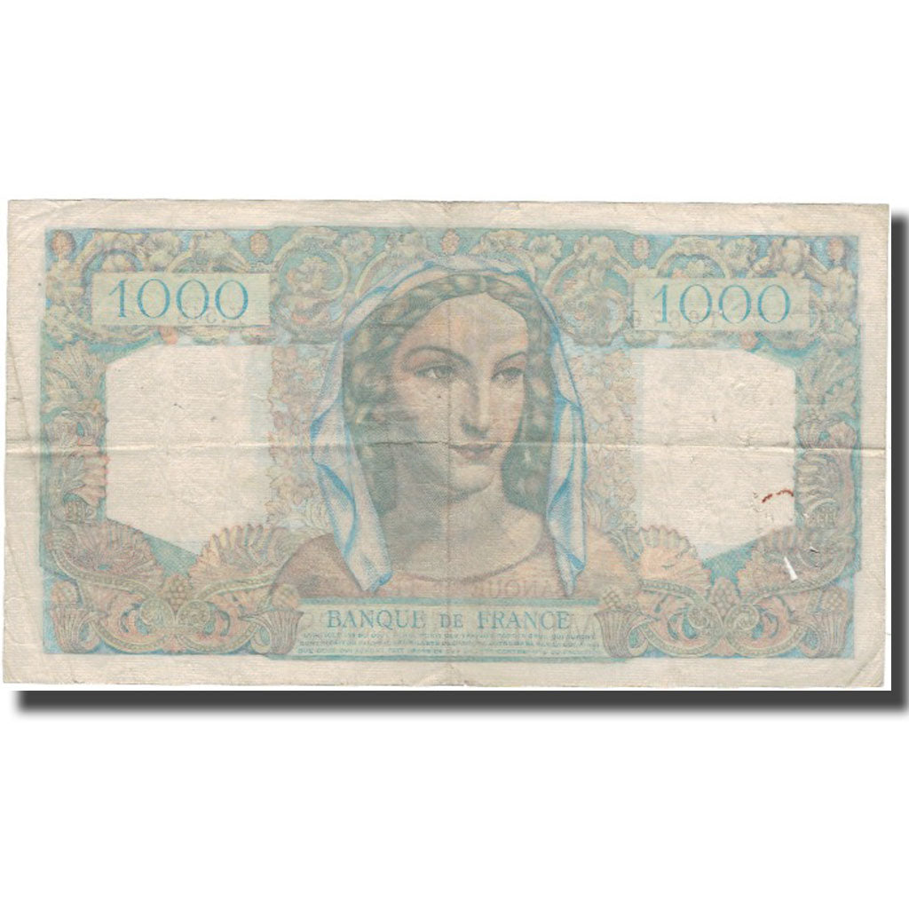 Frankreich, 1000 Francs, Minerve et Hercule, 1949-04-07, SGE, Fayette:41.26