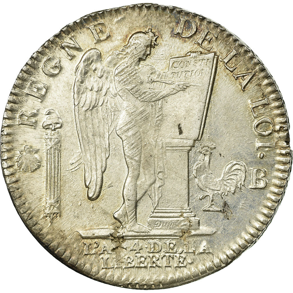 Monnaie, France, Écu de 6 livres françois, ECU, 6 Livres, 1792, Rouen, SPL