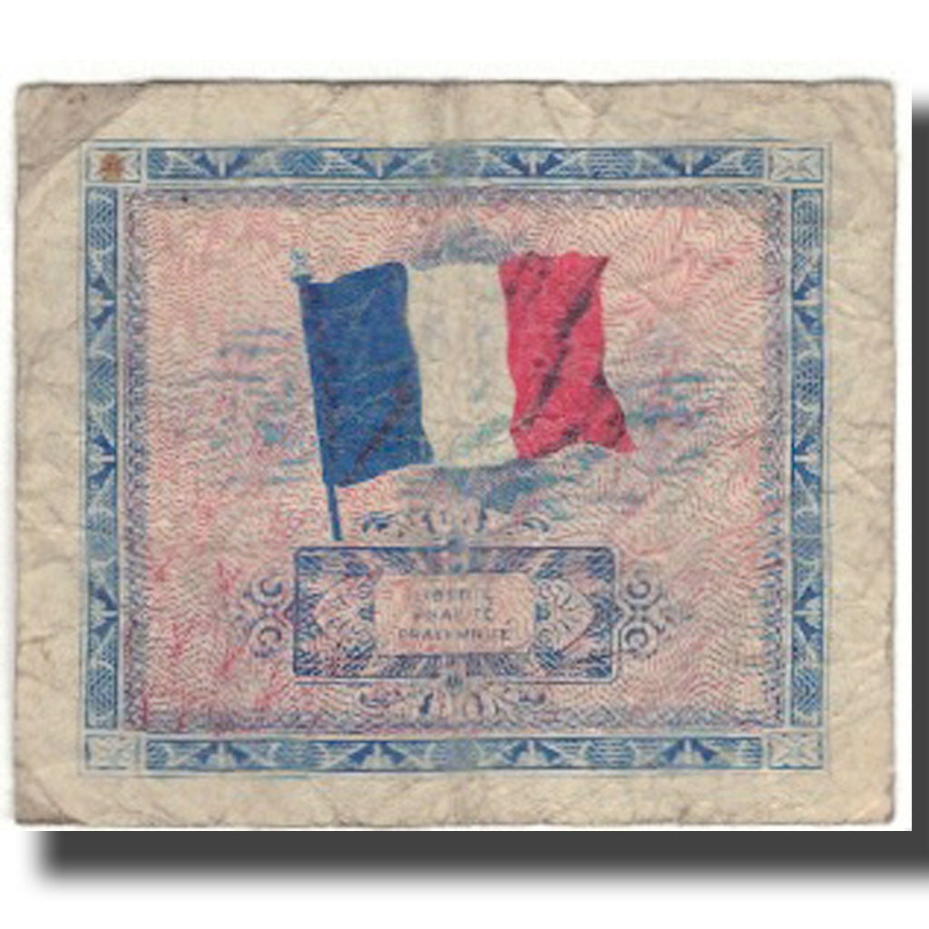 Francja, 5 Francs, Flag/France, 1944, F(12-15), KM:115a