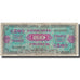 France, 50 Francs, Flag/France, 1944, F(12-15), Fayette:24.1, KM:122a