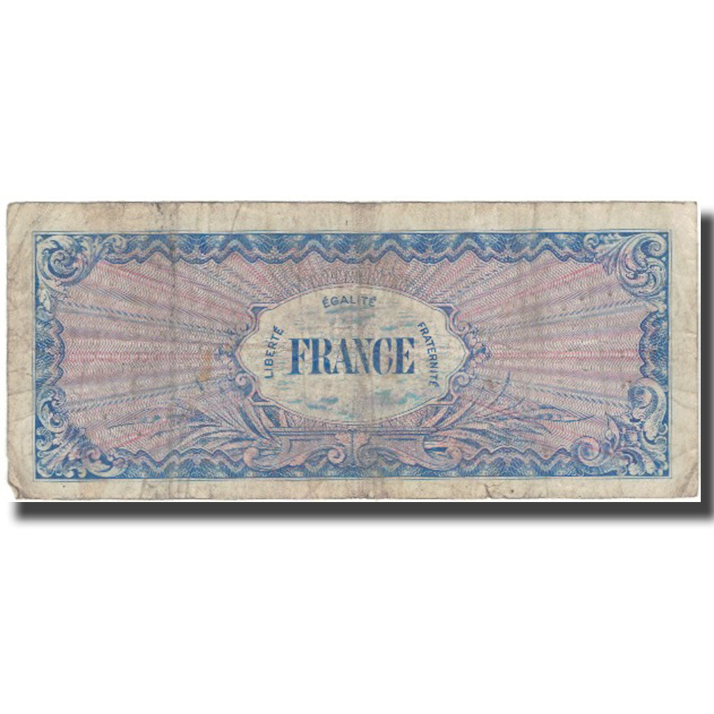 France, 50 Francs, Flag/France, 1944, F(12-15), Fayette:24.1, KM:122a