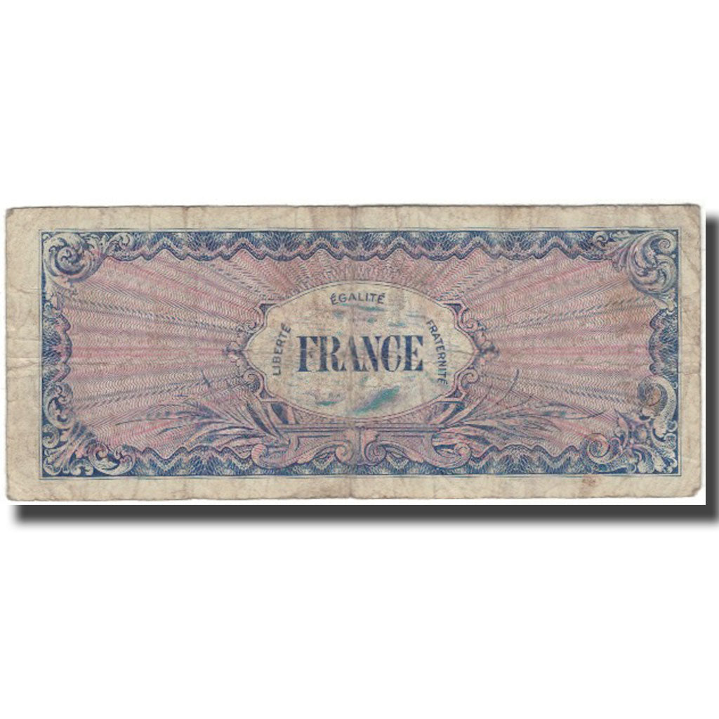 France, 50 Francs, Drapeau/France, 1944, B, Fayette:VF24.2, KM:122b