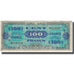 France, 100 Francs, Flag/France, 1944, VF(20-25), Fayette:25.3, KM:123c
