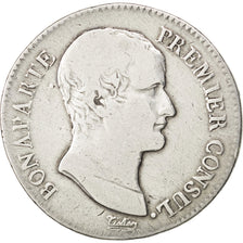 FRANCE, Napoléon I, 5 Francs, 1803, Toulouse, KM #659.10, F(12-15), Silver, G...