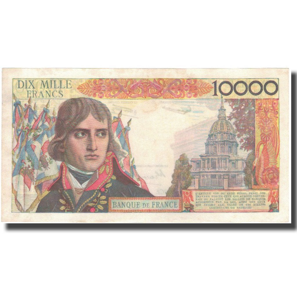 Frankrijk, 10,000 Francs, Bonaparte, 1957-07-04, TTB+, Fayette:51.9, KM:136b