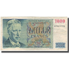 Banconote, Belgio, 1000 Francs, 1956-04-09, KM:131a, MB+