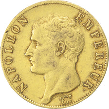 Premier Empire, 40 Francs or Napoléon Empereur 1806 Paris, KM 664.1