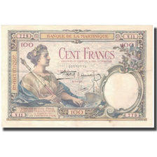 Martinica, 100 Francs, MBC, KM:13
