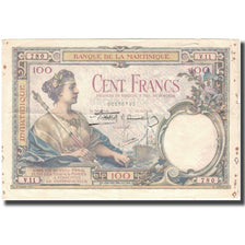 Martynika, 100 Francs, VF(30-35), KM:13