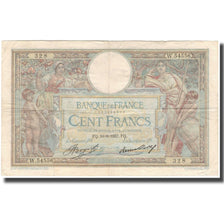 Francia, 100 Francs, Luc Olivier Merson, 1937-06-10, BC+, Fayette:24.16, KM:78c