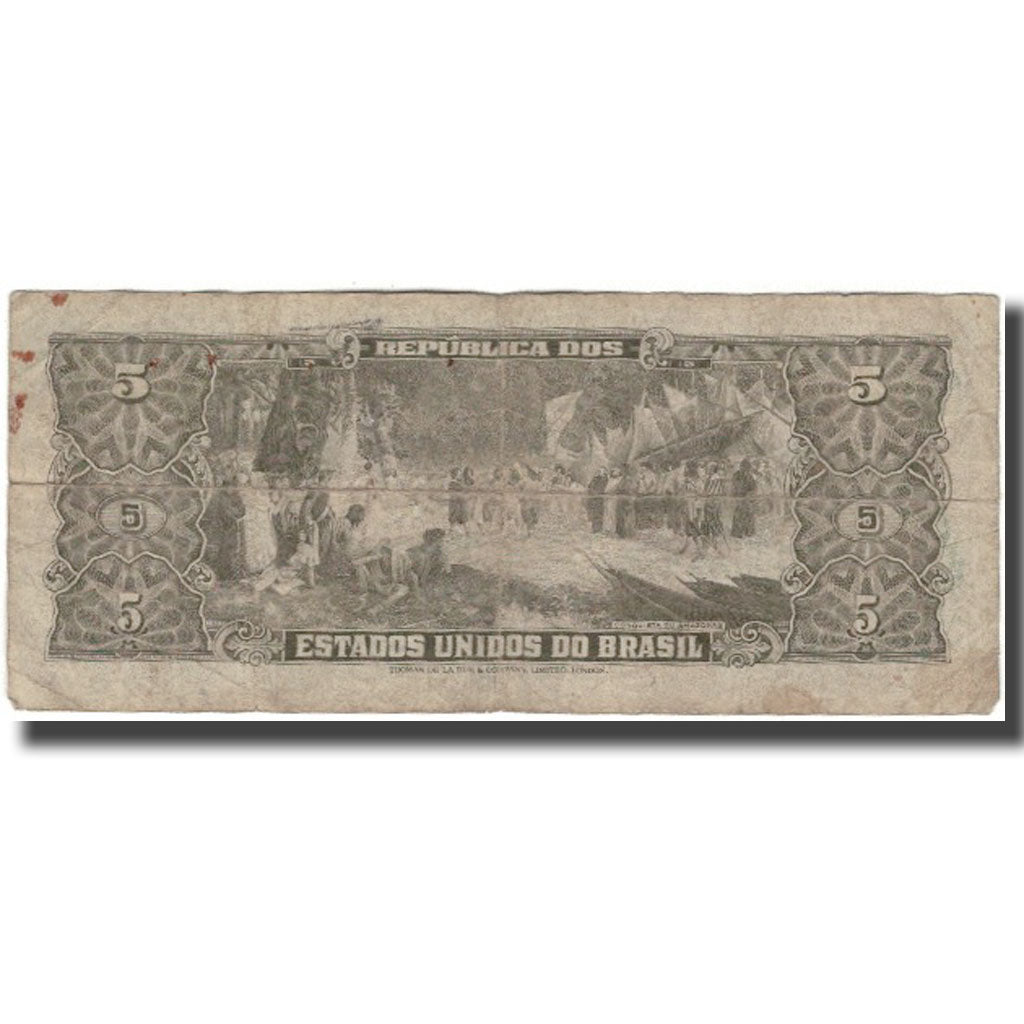 Banconote, Brasile, 5 Cruzeiros, KM:176a, MB