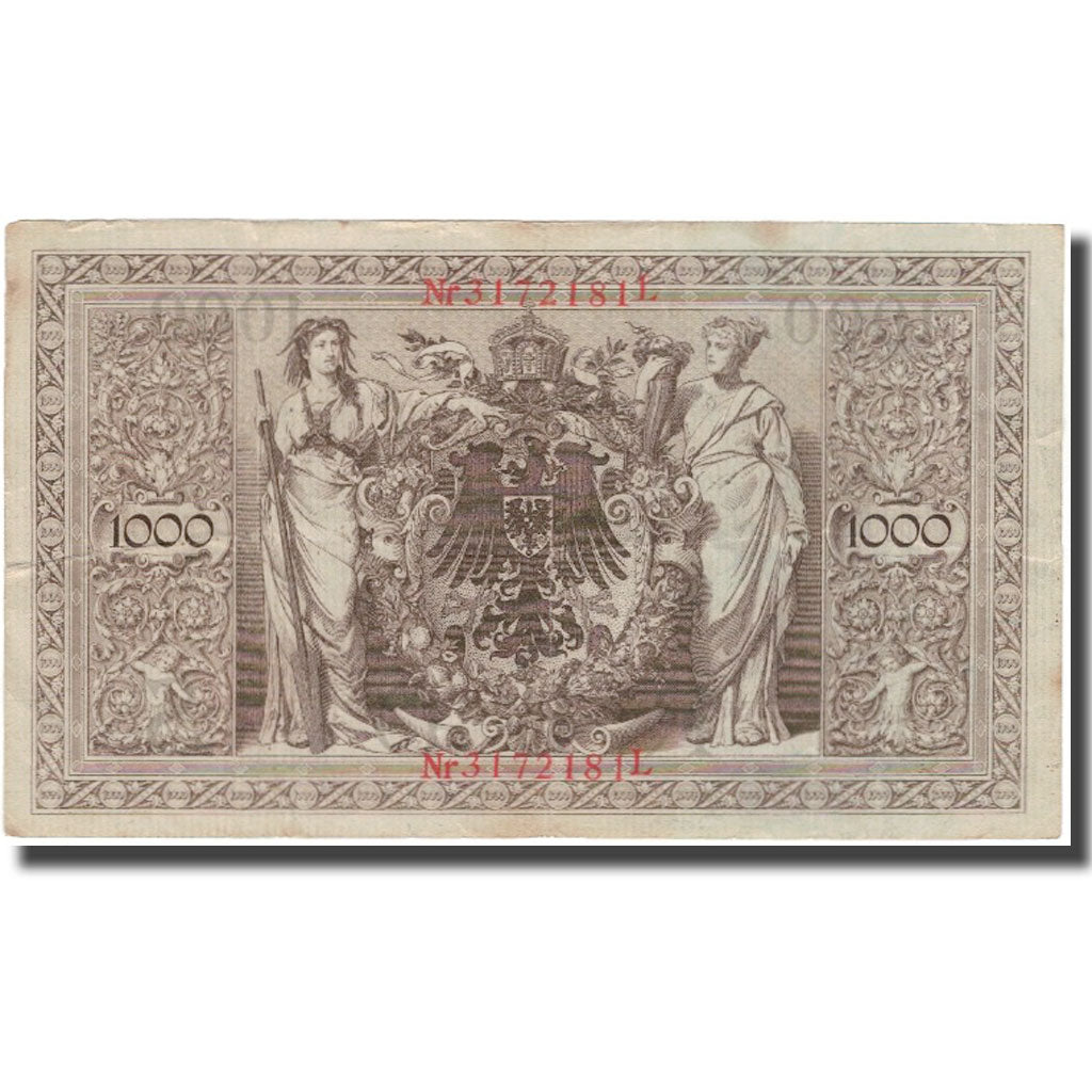 Geldschein, Deutschland, 1000 Mark, 1910-04-21, KM:44b, SS