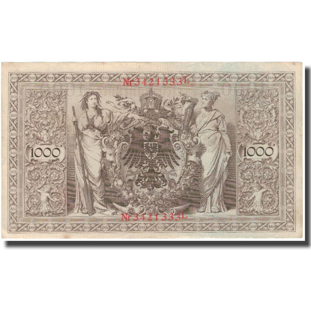Banconote, Germania, 1000 Mark, 1910-04-21, KM:44b, BB+