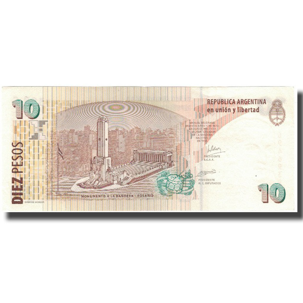 Banknote, Argentina, 10 Pesos, KM:354, AU(55-58)