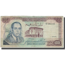 Billete, 100 Dirhams, Marruecos, KM:59a, BC