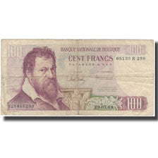 Banknote, Belgium, 100 Francs, 1966-07-29, KM:134b, F(12-15)