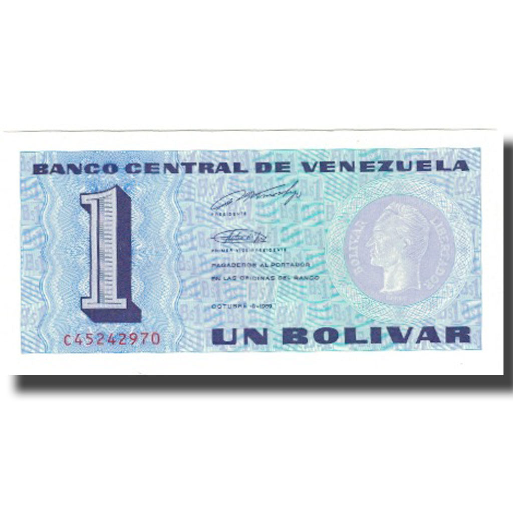 Billete, 1 Bolivar, Venezuela, 1989-10-05, KM:68, UNC