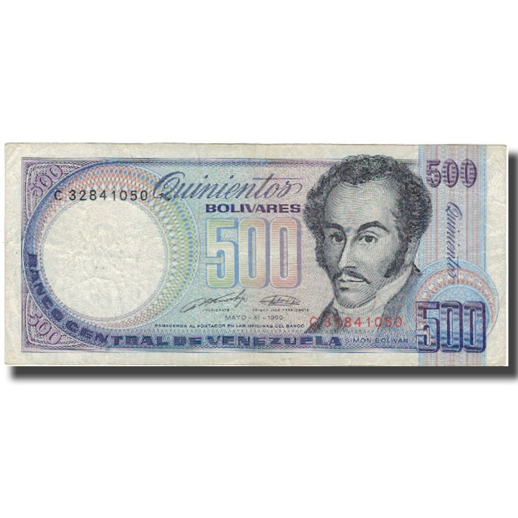 Banknote, Venezuela, 500 Bolivares, 1990-05-31, KM:67d, VF(20-25)
