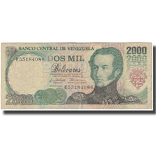 Banknote, Venezuela, 2000 Bolivares, 1998-08-06, KM:77c, F(12-15)