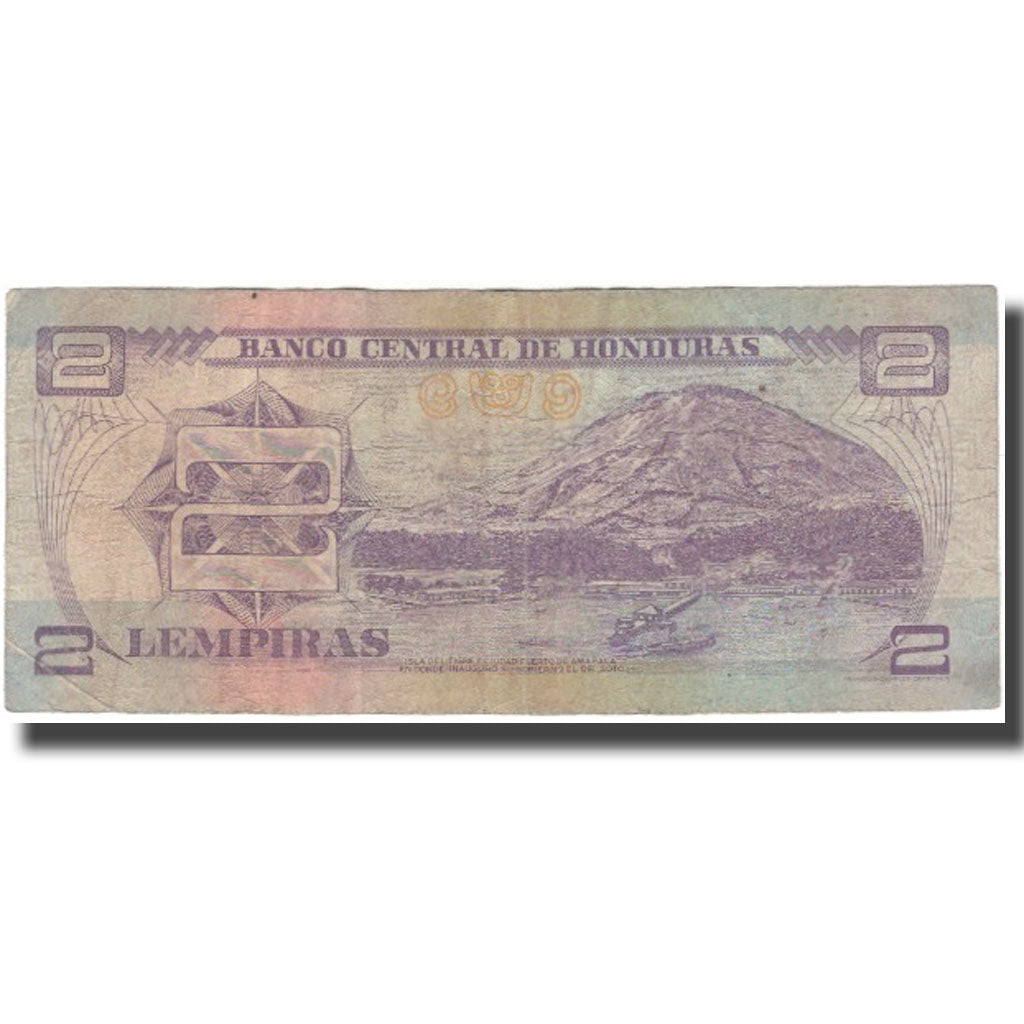 Banknot, Honduras, 2 Lempiras, 2006-07-13, KM:80Ae, VF(20-25)