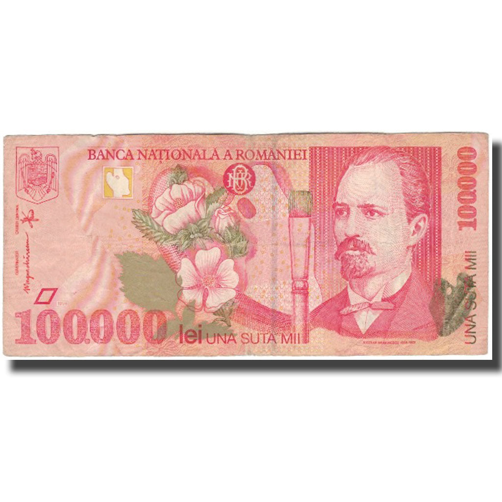 Banknote, Romania, 100,000 Lei, 1998, KM:110, VF(30-35)