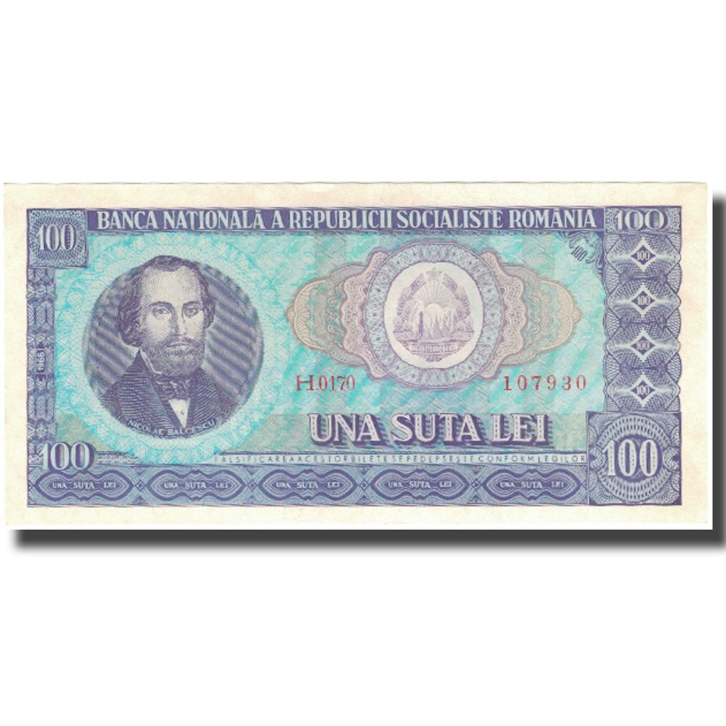 Banknot, Rumunia, 100 Lei, KM:97a, UNC(63)