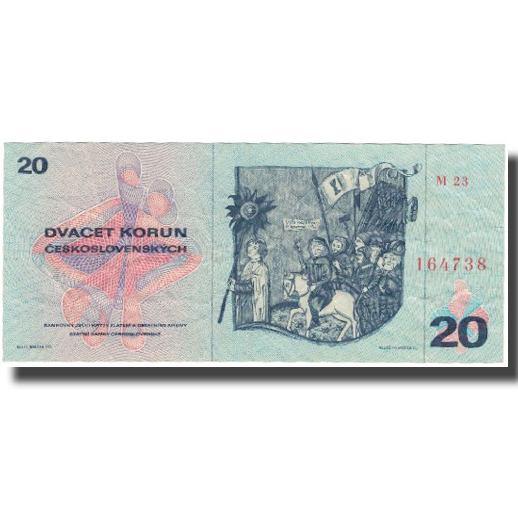 Banknote, Czechoslovakia, 20 Korun, 1970, KM:92, VF(30-35)