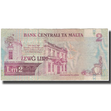 Billete, 2 Liri, Malta, KM:45b, BC+