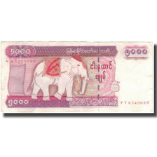Billete, 5000 Kyats, Myanmar, KM:81, BC+