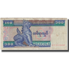 Banknote, Myanmar, 100 Kyats, KM:74b, F(12-15)