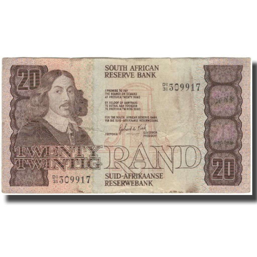 Banknote, South Africa, 20 Rand, KM:121c, VF(20-25)
