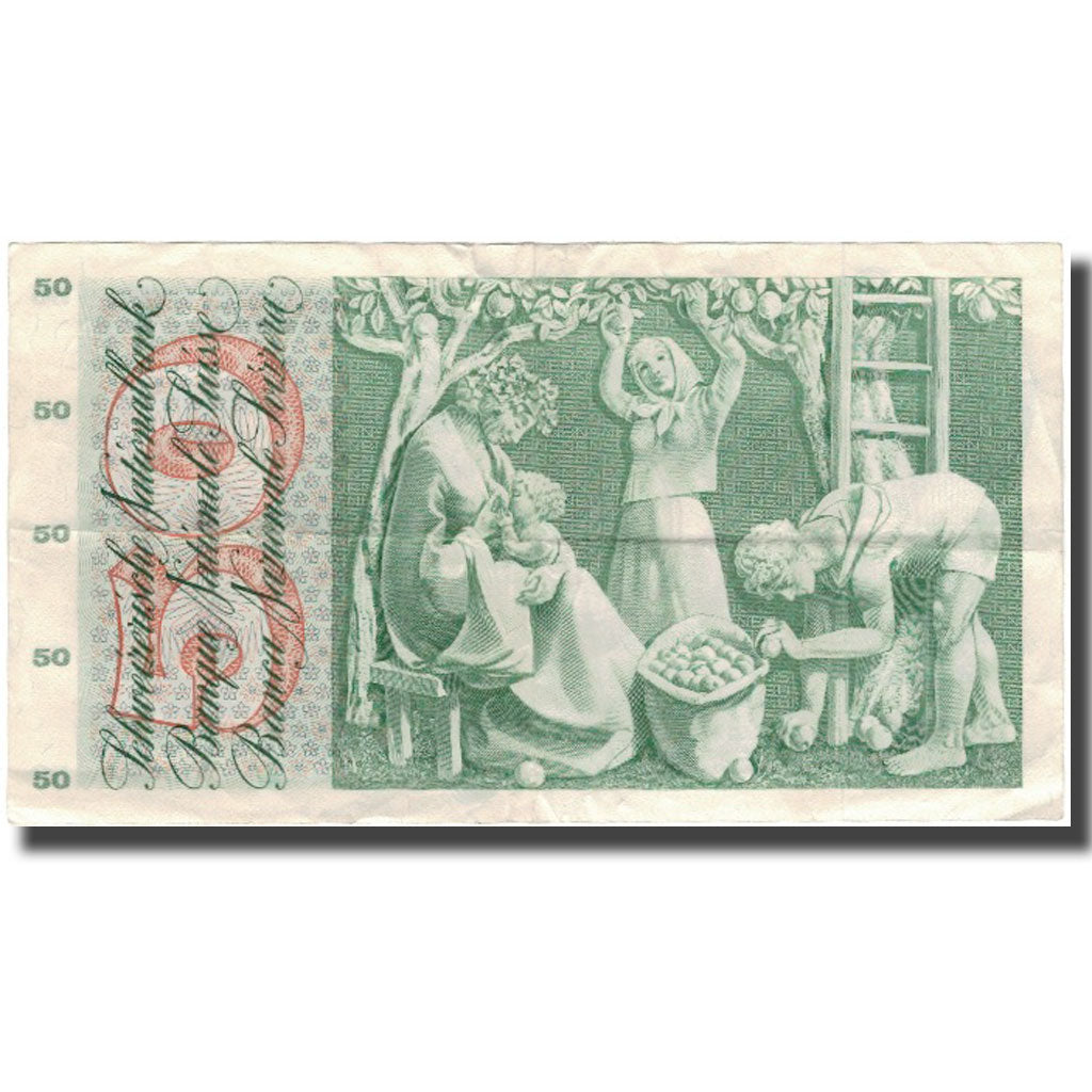 Banknote, Switzerland, 50 Franken, 1973-03-07, KM:48m, EF(40-45)