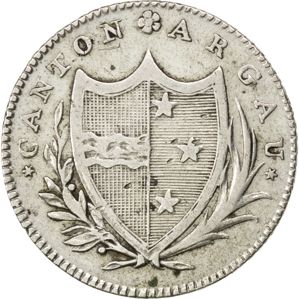 SWISS CANTONS, 5 Batzen, 1811, KM #13.2, EF(40-45), Silver, 4.39