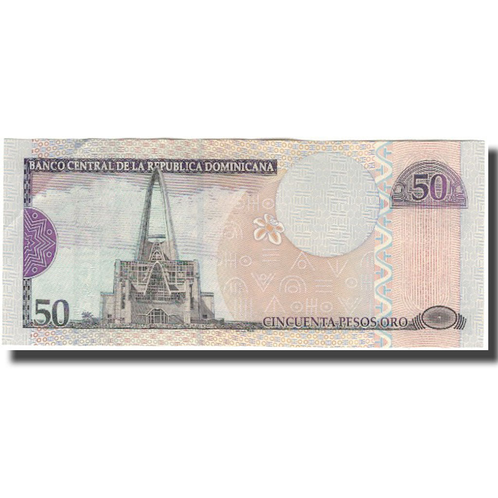Banknote, Dominican Republic, 50 Pesos Oro, 2002, KM:170a, AU(50-53)
