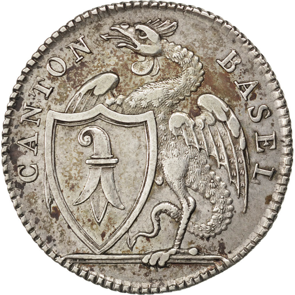 SWISS CANTONS, 5 Batzen, 1810, KM #199, AU(50-53), Silver, 26, 4.37
