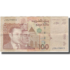 Billet, Maroc, 100 Dirhams, KM:70, TB+