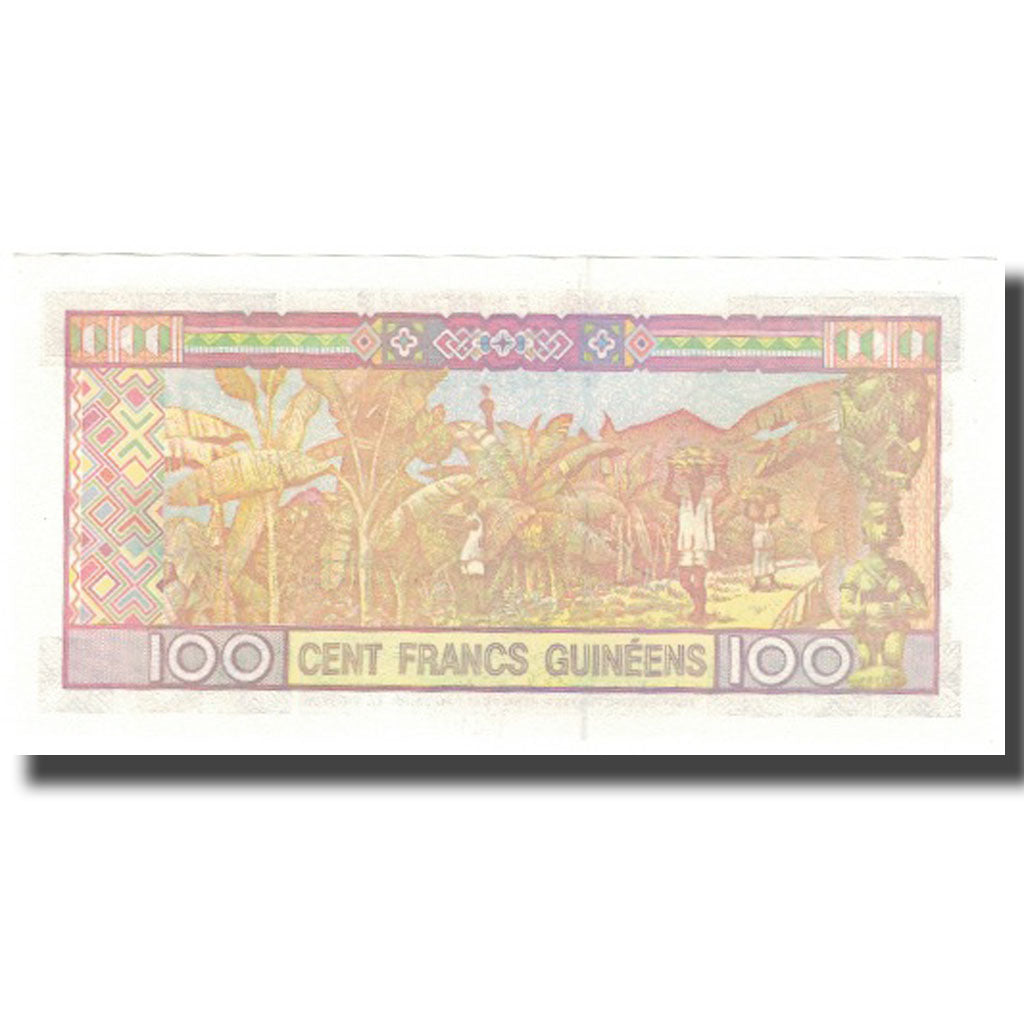 Banknote, Guinea, 100 Francs, Undated (1998), KM:35a, UNC(65-70)