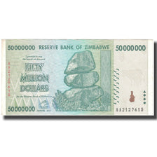 Banknote, Zimbabwe, 50 Million Dollars, 2008, KM:79, AU(50-53)