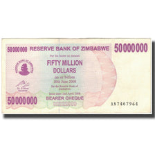Biljet, Zimbabwe, 50 Million Dollars, 2008-04-02, KM:57, TTB